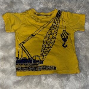 Carter's Mustard Construction Graphic Tee